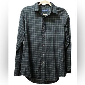 Mens Long Sleeve Polo Ralph Lauren Button Down Shirt Medium